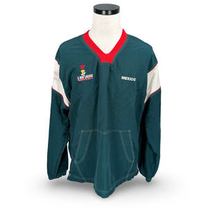 Vintage Umbro IX Juegos Macabeos 1999 Mexico Pullover Mens Large Green White